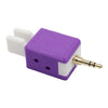 Tecla automática de doble paleta CW para walkie-talkie Quansheng K5/K6, con fuerza ajustable (morado)
