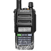 Walkie-talkie analógico portátil Baofeng UV-9R PRO con pantalla LCD de matriz de puntos, resistente al agua IP57, enchufe UE (negro)