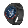 Correa de aleación de titanio con hebilla lateral desmontable y un solo grano para Huawei Watch GT 5 Pro de 46 mm (negra)