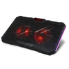 NUOXI YL-019 - Enfriador silencioso para portátil con doble turbina y luz RGB (negro)