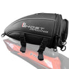 GHOST RACING GR-CWB06 - Mochila de viaje para asiento trasero de motocicleta (piel sintética, color negro)
