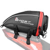 GHOST RACING GR-CWB06 - Mochila de viaje para asiento trasero de motocicleta (piel sintética, roja)