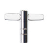 Llave de tambor CT-826 con orificio cuadrado en forma de T, herramienta de ajuste universal para batería (plateada)
