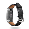 Correa de piel de vacuno para Fitbit Charge 6/5 (línea negra)