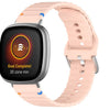 Correa de silicona con costuras onduladas para Fitbit Versa 3/4/Sense 2 (rosa)