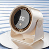 Ventilador eléctrico de escritorio con circulación de aire de 100 velocidades y pantalla digital FS-22 (beige)