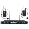 Sistema de micrófono inalámbrico U-620 Professional para 1 o 2 personas (negro)