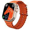 Reloj inteligente C69 Ultra 7 en 1 con pantalla TFT de 2,09 pulgadas y Bluetooth para deportes al aire libre (naranja dorado)