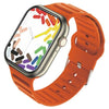 Reloj inteligente C69 Pro 7 en 1 con pantalla TFT de 2,09 pulgadas y Bluetooth para negocios (marco dorado)