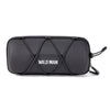 Bolsa rígida de EVA para manillar de bicicleta de montaña WILD MAN GD7X con soporte de liberación rápida (negro)