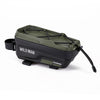Bolsa rígida de EVA para bicicleta de montaña WILD MAN GX200 con soporte de fijación frontal (verde militar)