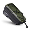 Bolsa rígida de EVA para bicicleta de montaña WILD MAN GX220X con soporte de liberación rápida frontal (verde militar)