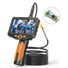 TESLONG NTS300 Endoscopio industrial de pantalla grande de 5 pulgadas, herramientas de reparación de automóviles, modelo: lente doble giratoria de 8,5 mm / 3 m