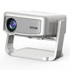 Proyector inteligente Cheerlux C6C con Android, 1280 x 720P, resolución 180 ANSI, Bluetooth 5.0, enchufe estadounidense, con estabilizador (blanco)