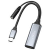 Tarjeta de captura de video U2 4K 30Hz HDMI a tipo C HD con mezclador de micrófono