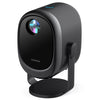 Proyector inteligente Cheerlux H1 Whale OS, 1280x720P, 180ANSI, enchufe UE, con estabilizador (gris oscuro)
