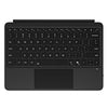 Teclado Bluetooth retroiluminado con panel táctil para tableta Microsoft Surface Pro 12 (negro)