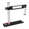 Soporte fijo elevable con brazo oscilante metálico universal Mijing MJ4010 de 32 mm y 360 grados con rieles deslizantes