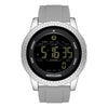 NORTH EDGE APOLLO Reloj deportivo inteligente multifunción con correa de silicona para hombre, resistente al agua y al aire libre (gris plateado)