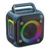 Altavoz Bluetooth estéreo Zealot PT01 portátil para exteriores, 30 W, IPX6 RGB (azul)