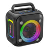 Altavoz Bluetooth estéreo Zealot PT01 portátil para exteriores, 30 W, IPX6 RGB (negro)