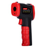 Termómetro infrarrojo portátil Wintact WT327A, rango de medición: de -50 a 400 grados Celsius (negro y rojo)
