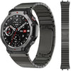 Correa de reloj de aleación de titanio desmontable con un solo lado para Amazfit T-Rex 3 (gris)