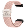 Correa trenzada con hebilla de paracaídas para Amazfit T-Rex 3 (arena rosa)