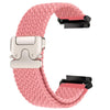 Correa trenzada con hebilla de paracaídas para Amazfit T-Rex 3 (rosa)
