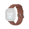 Para Fitbit Versa 3 / Fitbit Sense Round Tail Rater Band, tamaño: tamaño libre (marrón)