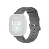 Para Fitbit Versa 3 / Fitbit Sense Round Tail Watch Band, tamaño: tamaño libre (gris)