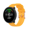 Para correa de reloj de silicona con textura de punto polar POLAR, tamaño: tamaño libre (amarillo)