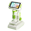 Microscopio electrónico para niños JJR/C P01 con pantalla a color HD de 4 pulgadas y aumento de 1600x (verde)