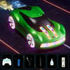 JJR/C Q206 B - Auto de control remoto con concepto de energía de tecnología del futuro, estilo: control único (verde)