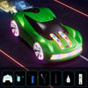 JJR/C Q206 B - Auto de control remoto con concepto de energía de tecnología del futuro, estilo: control dual (verde)