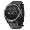 Reloj deportivo NORTH EDGE TERRAX para exteriores, luminoso, resistente al agua, multifuncional, con correa de nailon para hombre (negro)