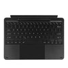 Teclado Bluetooth ultrafino portátil con panel táctil para Microsoft Surface Pro de 12 pulgadas (modelo 2025) (negro)