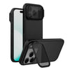 Carcasa MagSafe NILLKIN CamShield Prop para iPhone 18 Pro con Tapa-Soporte (negra texturizada)