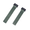 Correa magnética de fibra de carbono para reloj Garmin de 26 mm (verde)
