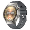 Correa de silicona para Huawei Watch GT 6 Pro con hebilla de acero plateado y color sólido (gris oscuro)