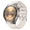 Correa de silicona de color sólido con hebilla de acero plateado para Huawei Watch GT 6 Pro (Starlight)