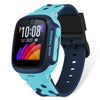 Correa de silicona bicolor con hebilla negra para reloj Imoo D2/D3/Z6/Q5 (azul, gris y azul claro)