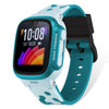 Correa de silicona bicolor con hebilla negra para Imoo Watch Phone D2/D3/Z6/Q5 (verde)