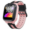Correa de silicona bicolor con hebilla negra para reloj Imoo Q1A/D2 (negro y rosa)