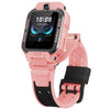 Correa de silicona bicolor con hebilla de doble fila para Imoo Watch Phone Z6/Z6A/Z6 Pro (negro y rosa)