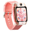 Correa de silicona de color sólido para Imoo Watch Phone Z11/Z10/Z6 (rosa oscuro)