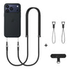 Correa ajustable para teléfono móvil cruzada con doble hebilla XDcase (negra)