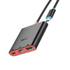 Estación de acoplamiento de escritorio para Nintendo Switch 3 en 1 con puerto de carga tipo C a HDMI + USB 3.0 + tipo C PD