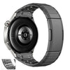 Correa de titanio con hebilla lateral desmontable y botón de una sola cuenta para Huawei Watch GT 6 Pro Arc (gris)