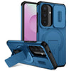 Funda deslizante con soporte MagSafe para Samsung Galaxy S26 5G (azul)